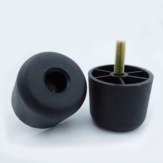 Pernas de móveis redondas e planas deslizam anti