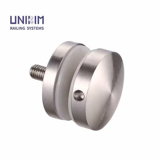 Acessórios liga de zinco da braçadeira de vidro do suporte do corrimão do corrimão