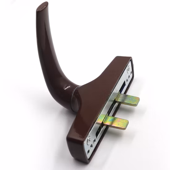 Alça de liga de alumínio Alça de janela de batente com base de liga de zinco