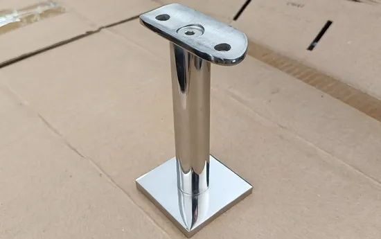 Encaixe de vidro de aço inoxidável do corrimão, encaixe de suporte do conector de escadas de vidro