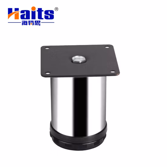 Atacado mesa de metal plástico aço móveis sofá pernas ajustáveis ​​pés peças acessórios de ferragens para móveis