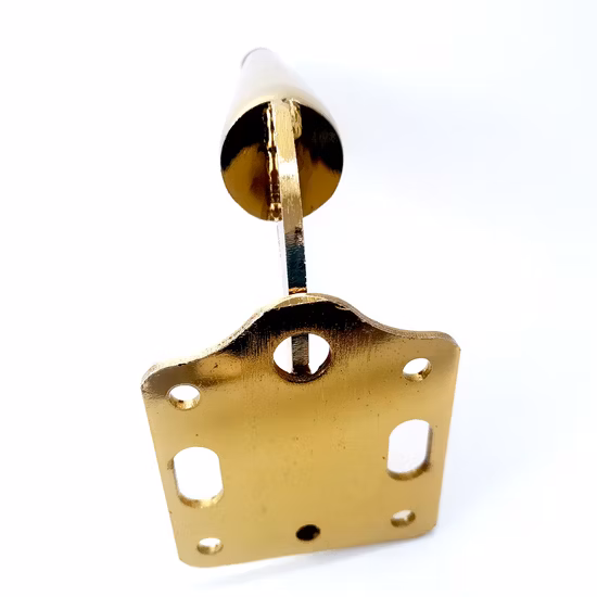 Acessório de sofá de fornecimento de fábrica para serviço pesado em ouro rosa/pés de móveis de metal dourado