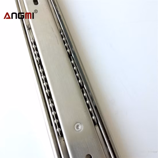 Mais barato jieyang 42mm ferro regular fábrica móveis pesados ​​acessórios de rolamento de esferas de aço trilho telescópico corrediças de gaveta